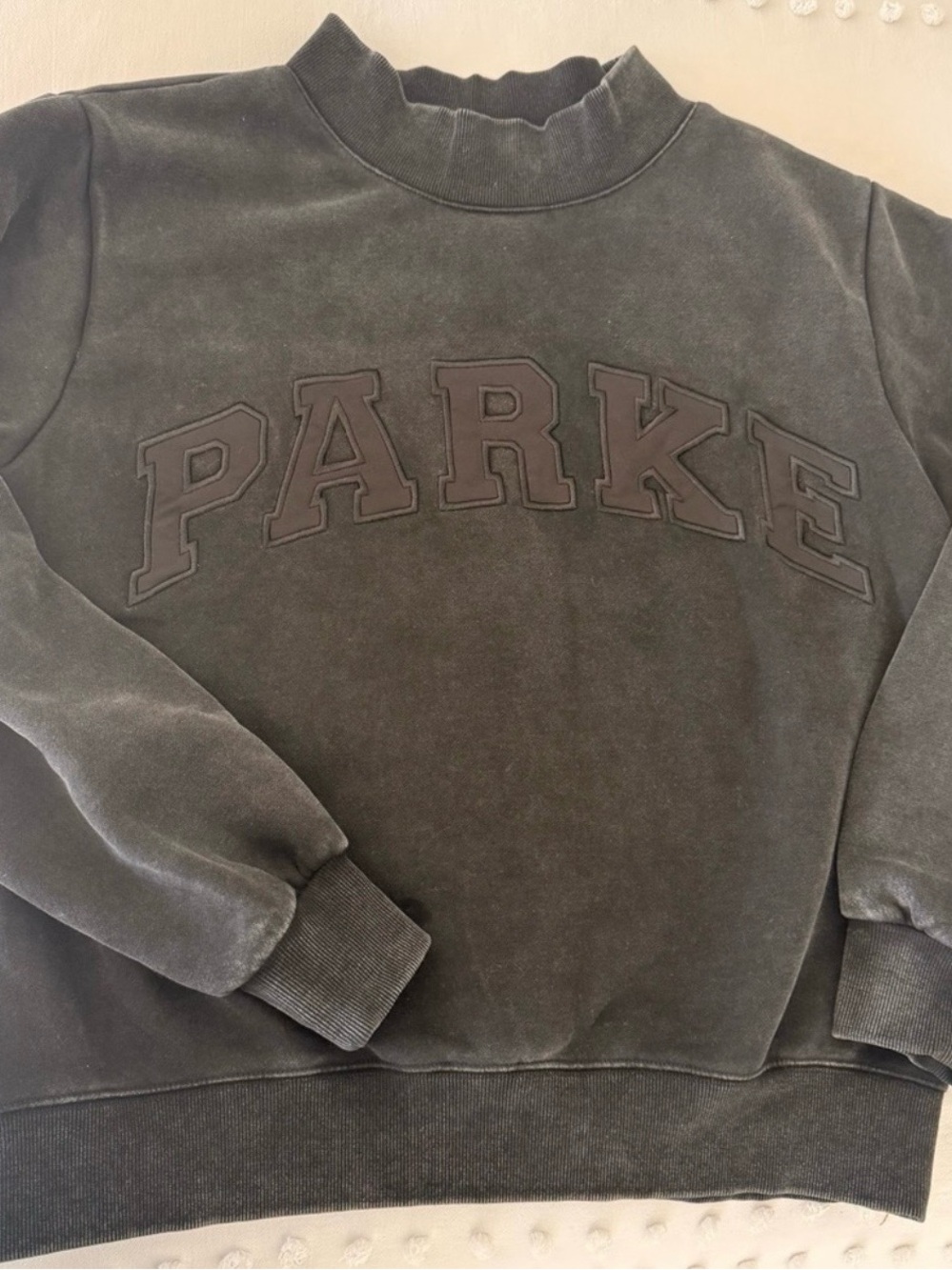 parke halloween rare black mock neck s/m - Picture 3 of 4
